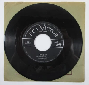 RARE 45 "That's It / Don't Play That Song" 7" PORTER WAGONER RCA Victor 47-5215 - Picture 1 of 2