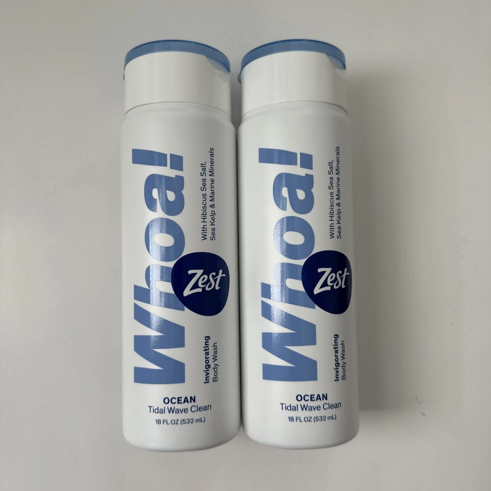 2 Zest Whoa Invigorating Body Wash With Hibiscus Sea Saltsea Kelp Marine