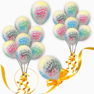 LARGE HAPPY BIRTHDAY SELF INFLATING BALLOONS BUNTING PARTY DECORATION UK BALOONS - Picture 1 of 34