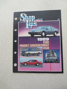 Ford Motorcraft shop tips - 1989 Ford car range announcement issue - Picture 1 of 9