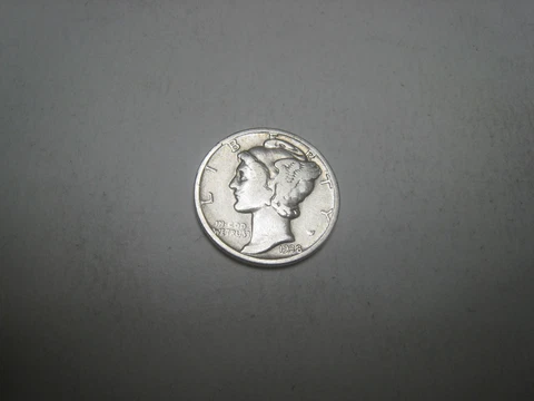 1938-P Mercury Silver Dime Cover