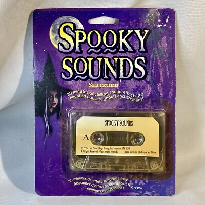 Spooky Sounds Cassette Tape Halloween New in Package Vintage 1995 - Image 1 of 4