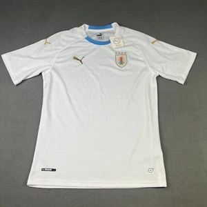 PUMA Jersey Mens XL White Short Sleeve Uruguay Shirt World Cup 2018 Soccer NWT - Picture 1 of 17