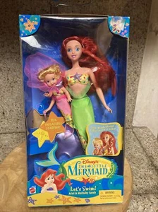 The Little Mermaid Let's Swim Ariel and Merbaby Sandy - Picture 1 of 9