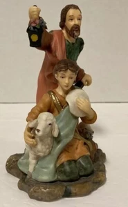 Avon Holiday Treasures Krippe Porzellan Figur Selige Besucher Hirten 2002 - Bild 1 von 8