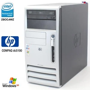 ORDENADOR PC HP COMPAQ dc5100 MT WINDOWS XP PARALELO LPT PENTIUM 4 2800 1GB RAM - Imagen 1 de 9