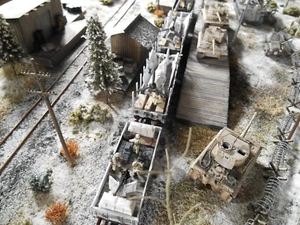 HO Roco Minitank German Messerschmitt BF-109E Train Custom Detailed #A1651 - Picture 1 of 5