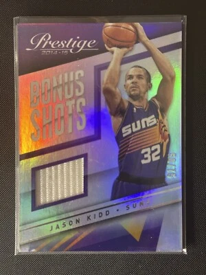 2014-15 Panini NBA Prestige Jason Kidd #31 Bonus Shots Game Worn Patch /75 🔥 - Image 1 of 3