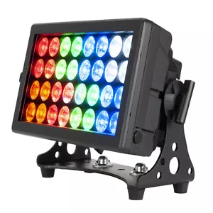 American DJ 32 HEX PANEL IP RGBAW+UV LED DMX Outdoor Wash/Blinder/Strobe Light - Picture 1 of 7