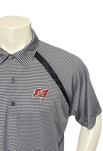 Tampa Bay Buccaneers Polo Shirt Size Medium Long Sleeve Go Bucs Embroidered Logo - Picture 1 of 17