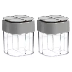 2pcs Barbecue Portable Seasonings Picnic Camping Container Jars - Picture 1 of 11