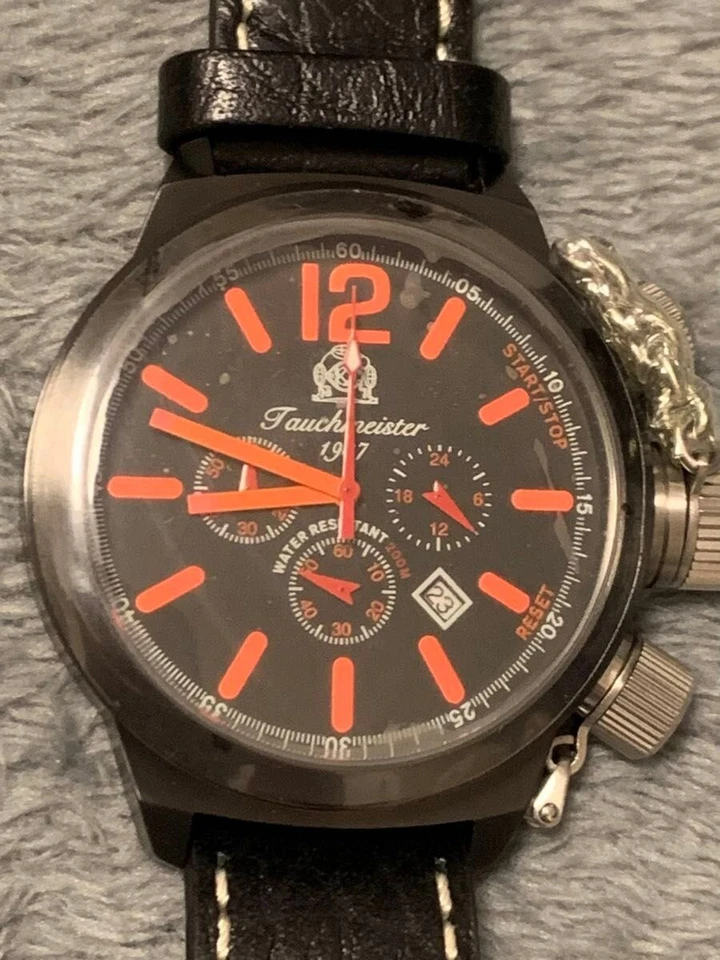 Tauchmeister 1937 T0166 Quartz Watch Aeromatic Unworn Men's German Military Styl - Image 1 of 4