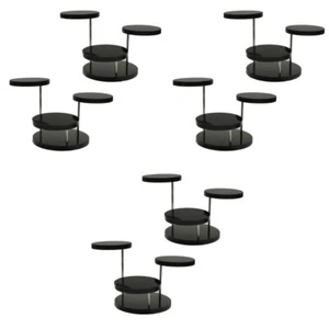 6 stücke Schmuck Display Stand Acryl rotierender 3 Schicht Halskette Ring - Bild 1 von 12