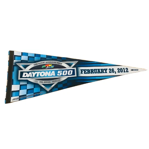 New NASCAR Daytona 500 Great American Race 54th Annual Feb 26th 2012 Pennant 29" Cover