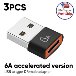 6A Type C To USB3.0 OTG Connector USB C Female To USB Male OTG Adapter Converter - Picture 1 of 4