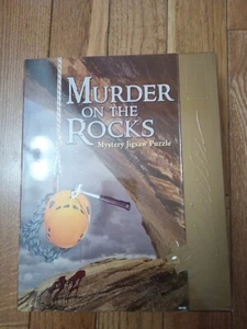 MURDER ON THE ROCKS MYSTERY PUZZLE , 1000 Pieces, New - Picture 1 of 4