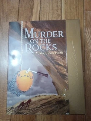 MURDER ON THE ROCKS MYSTERY PUZZLE , 1000 Pieces, New - Image 1 of 4