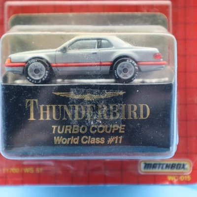 Matchbox World Class #11 1989 Thunderbird Turbo Coupe Silver Series II Vintage! - Image 1 of 3