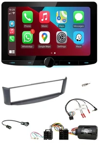 Kenwood Lenkrad USB DAB Bluetooth Autoradio für Smart ForTwo 2004-07 grau - Bild 1 von 12