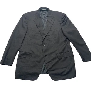 Canali Mens Sport Coat Blazer 48R 58EU Gray 100% Wool Jacket Made in Italy - Picture 1 of 18