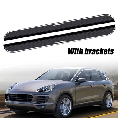 2 piezas estriberas aptas para Porsche Cayenne 2011-2018 barras Nerf escalón lateral Foto 1 de 4