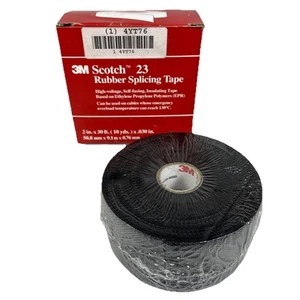 3M SCOTCH 23 RUBBER SPLICING TAPE  2 in x 30 ft (10 yds) - Picture 1 of 6