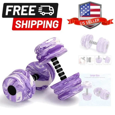 Mancuernas de Ejercicio Acuático, Mancuernas de Agua, 2 PIEZAS Barras de Espuma para Hombres Mujeres... Foto 1 de 4