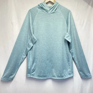Vineyard Vines Performance Athletic Hooded Long Sleeve Shirt Men Medium Green - Picture 1 of 14