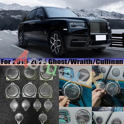 Capa grelha alto-falante tweeter porta tweeter Rolls-Royce Ghost/Wraith/Cullinan 2019-2025 - Imagem 1 de 4