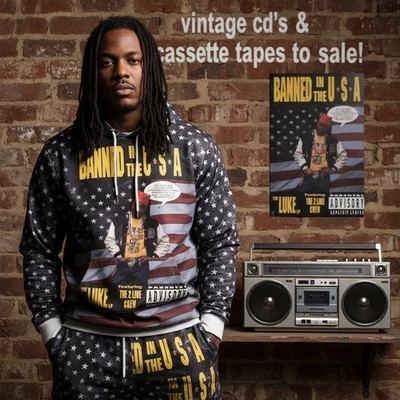 •THE LUKE LP FEATURING THE 2 LIVE CREW - BANNED IN THE U.S.A.• (CASSETTE) (1) - Image 1 of 4