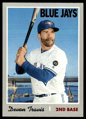 2019 Topps Heritage Devon Travis Toronto Blue Jays #193 - Image 1 of 2