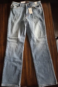 Judy Blue High-Waist Blue Jeans Women’s 11/30 Denim Straight Fit NWT New - Picture 1 of 18
