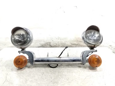 2000 00 Victory V92 V92C Front Fog Light Bar Turn Signal & Mount Bracket - Image 1 of 4