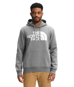 The North Face Men's Half Dome Pullover Hoodie Grey Heather SMALL - Picture 1 of 2
