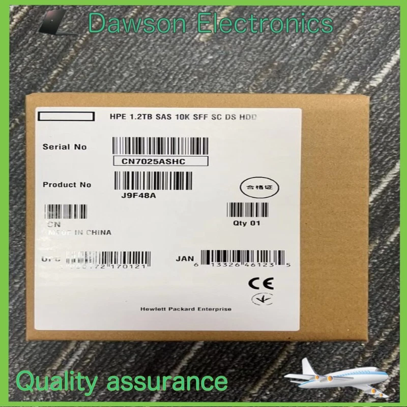 787648-001 HPE J9F48A MSA 10K 1.2TB 12G SAS 2.5 DUAL PORT HDD HARD DRIVE - Image 1 of 4