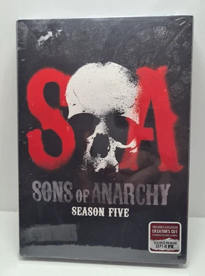 Sons of Anarchy Season Five 4 Disc Set DVD 2010  With Slipcover US Import Sealed - Image 1 of 4