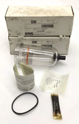 Lot of 2 New Parker PS205P Bowl Kit With Manual Drain, Max: 150PSI, Temp 125° - Image 1 of 3