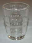 Antique Druggist Measure Medicine glass Alonzo Bliss Washington DC