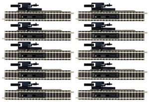 Fleischmann N 9114-S Hand-Entkupplungsgleis 111 mm (10 Stück) - NEU - Picture 1 of 1