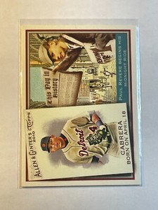 Miguel Cabrera 2010 Topps Allen & Ginter This Day in History Insert TDH45 Tigers