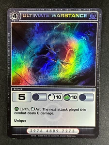 Chaotic Ultimate Warstance 52/100 TOTT 1st Edition Super Rare Attack NM/LP - Picture 1 of 2