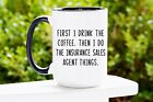 Insurance Sales Agent Mug Personalized Mug Personalized Gift Insurance Agent Tha