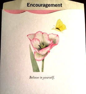 Nature's Sketchbook ENCOURAGEMENT Card,"Believe In Yourself" Hallmark NS31 - Picture 1 of 4