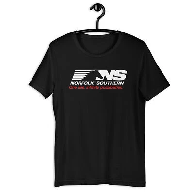 Norfolk Southern-Inspired Railway Logo Tee Unisex S-5XL - Image 1 of 4