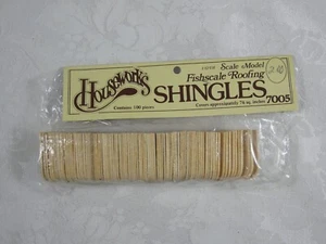 Houseworks miniature dollhouse Fishscale Roofing Shingles #7005 1:12 scale NIP - Picture 1 of 3