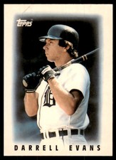1986 Topps Major League Leaders Minis Darrell Evans. Baseball Cards #13