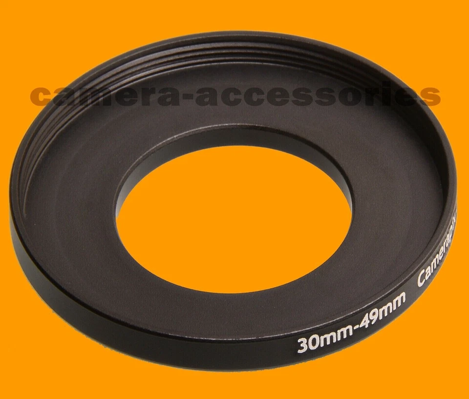 30mm to 49mm 30-49 Stepping Step Up Filter Ring Adapter 30-49mm 30mm-49mm (UK) - Image 1 of 1