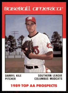 1989 Best Baseball America AA Prospects Darryl Kile Columbus Mudcats #AA12 - Picture 1 of 2