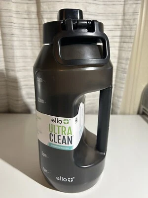 Ello Ultra Clean 64 fl oz Plastic Flip-Top Water Bottle  Black - Image 1 of 4