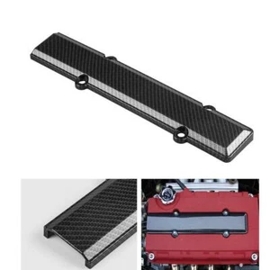 FOR HONDA B16 B18 B SERIES ABS CARBON FIBER LOOK VALVE COVER SPARK PLUG INSERT - Bild 1 von 12